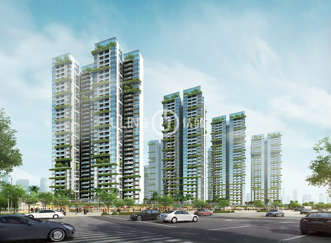 住宅建筑效果圖